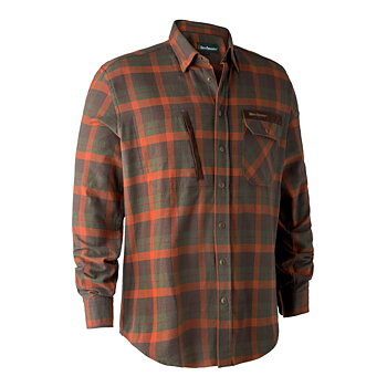 Deerhunter Ethan Skjorta Orange Check