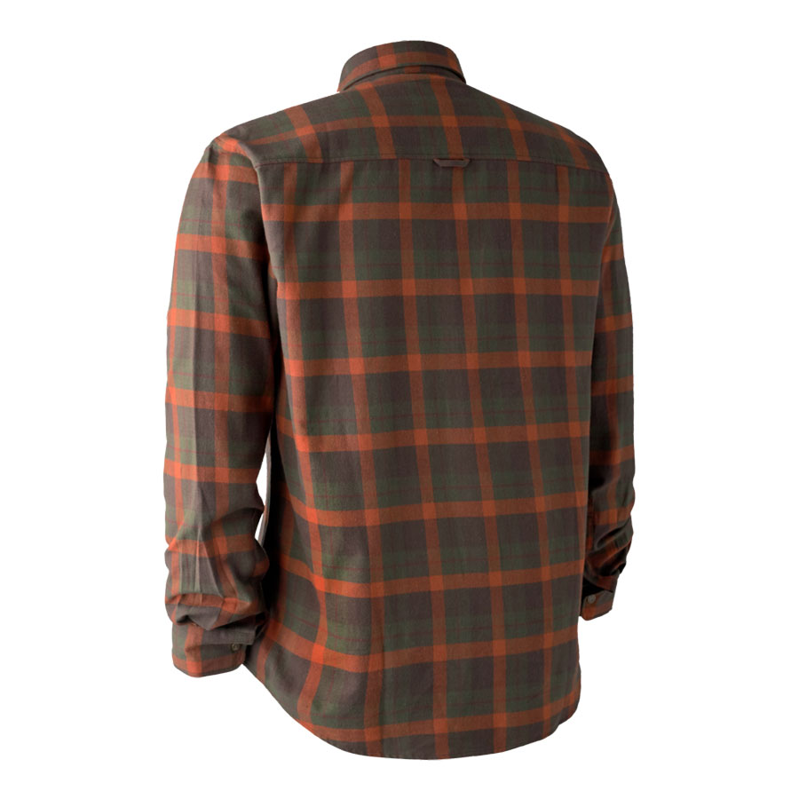 Deerhunter Ethan Skjorta Orange Check - 2