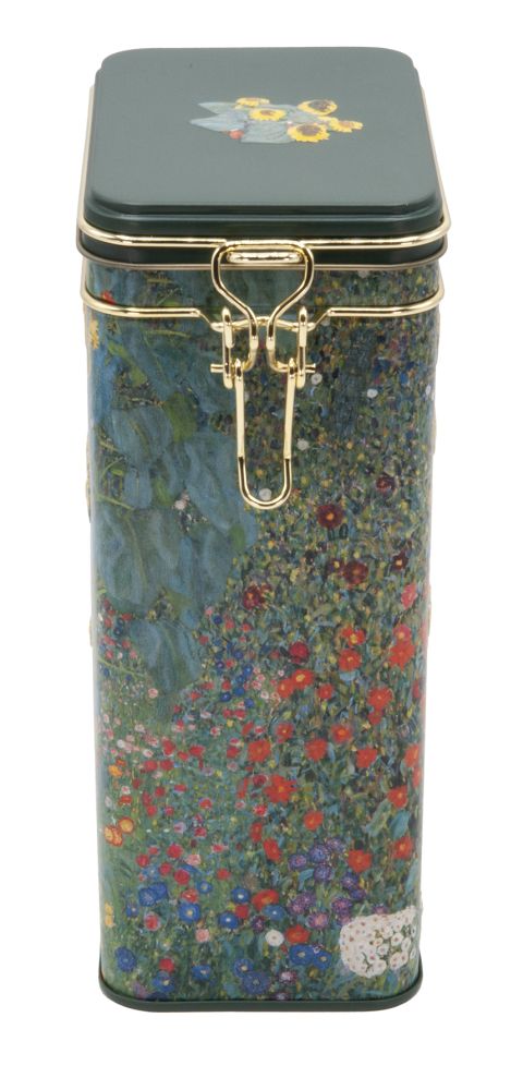 Stor metallburk, Gustav Klimt, Bauerngarten - 4