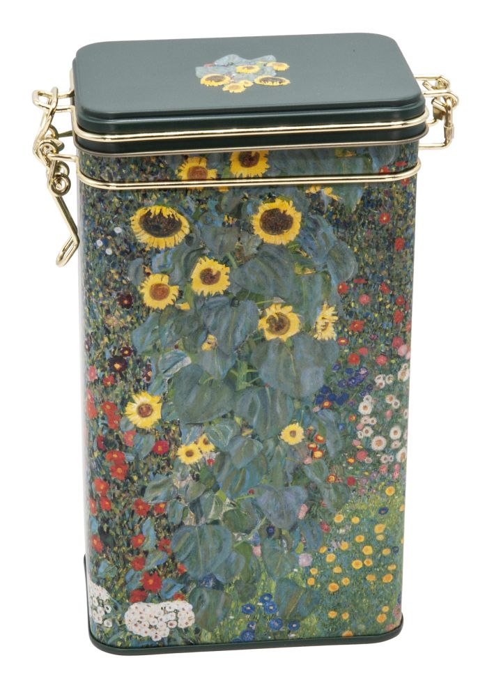 Stor metallburk, Gustav Klimt, Bauerngarten - 5