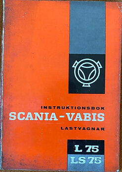 1961 Scania-Vabis L 75, LS 75 Lastvagnar Instruktionsbok
