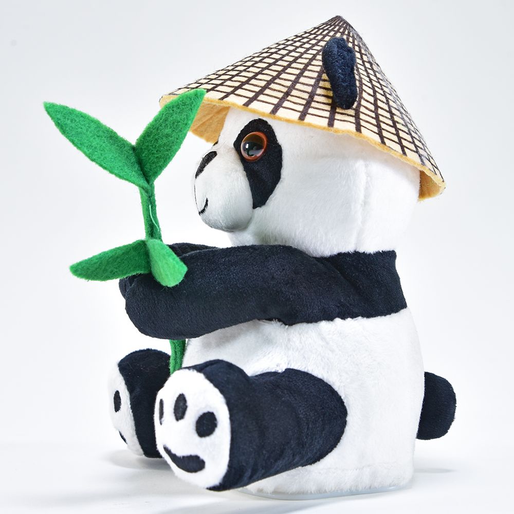 Härmdjur, Panda Bao Bao med hatt och bambu - 6