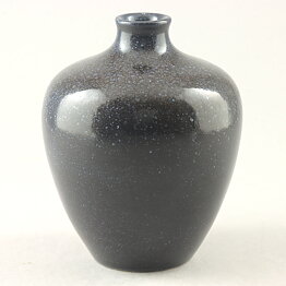 Triller Tobo (1950s) Unique Black Vase 10 cm