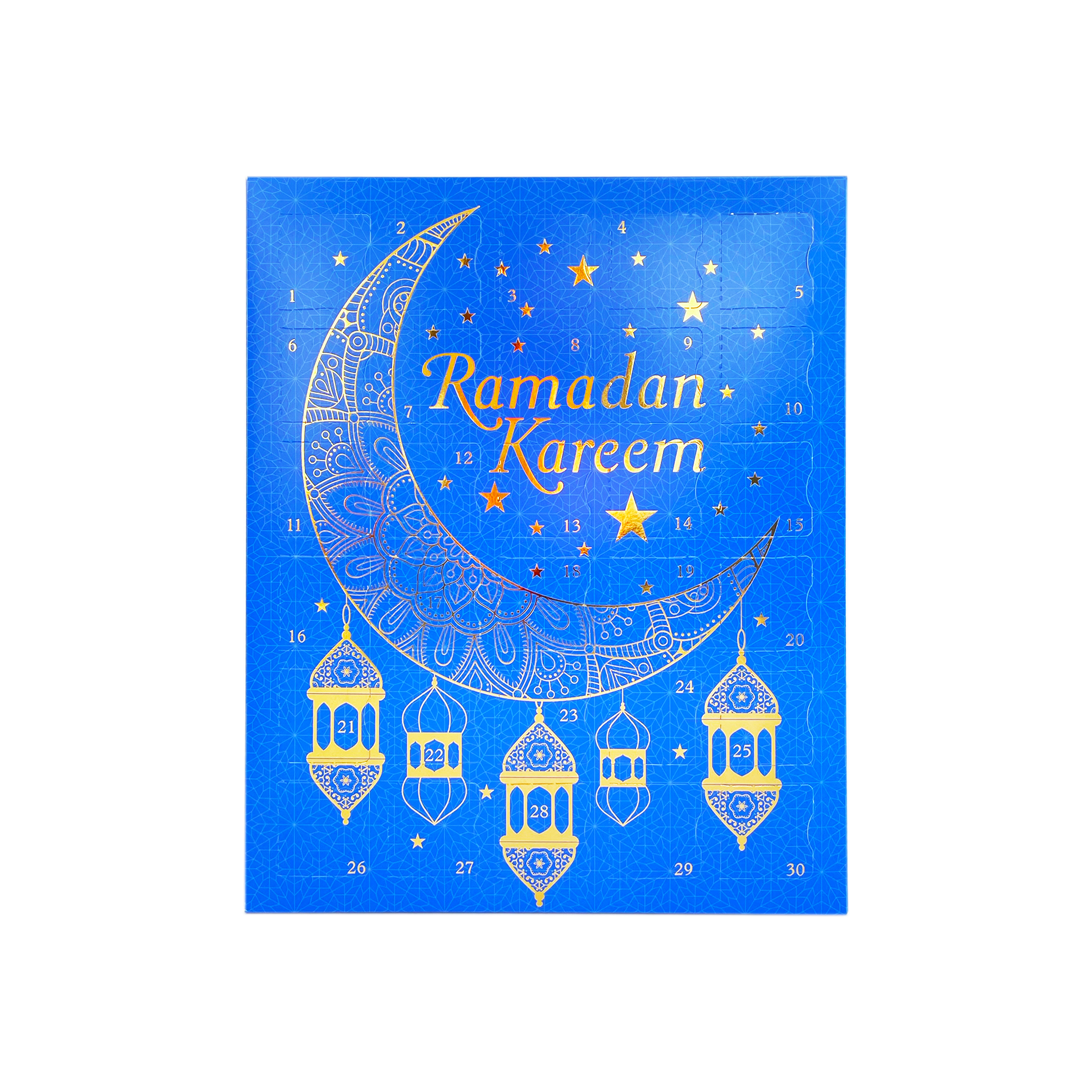 Ramadankalender 30 dagar, blå