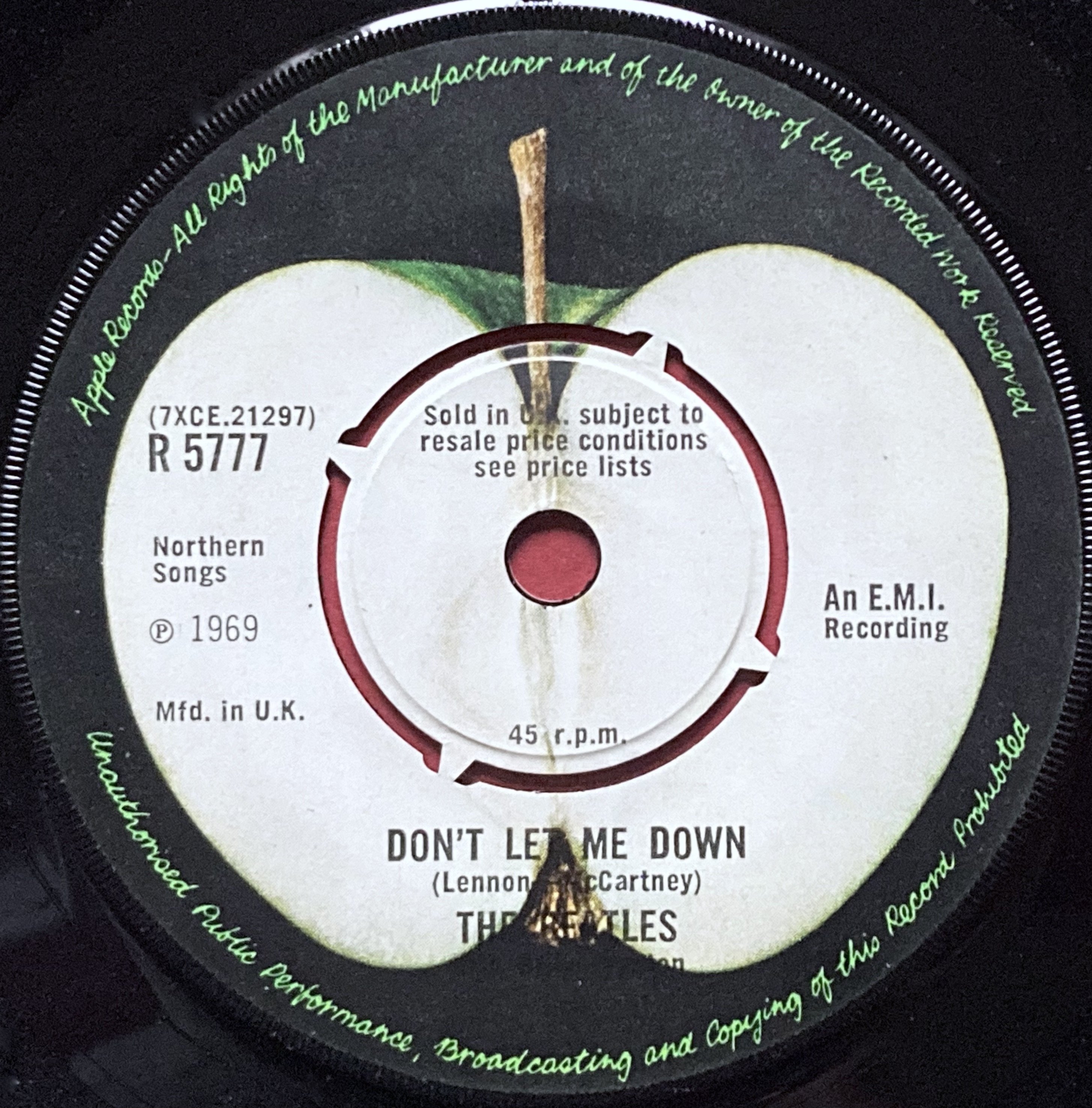BEATLES - Get back 7" UK / Swe PS 1969 - 4