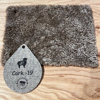 Fårskinn för Laminofåtölj i ljusbrunt - Cork