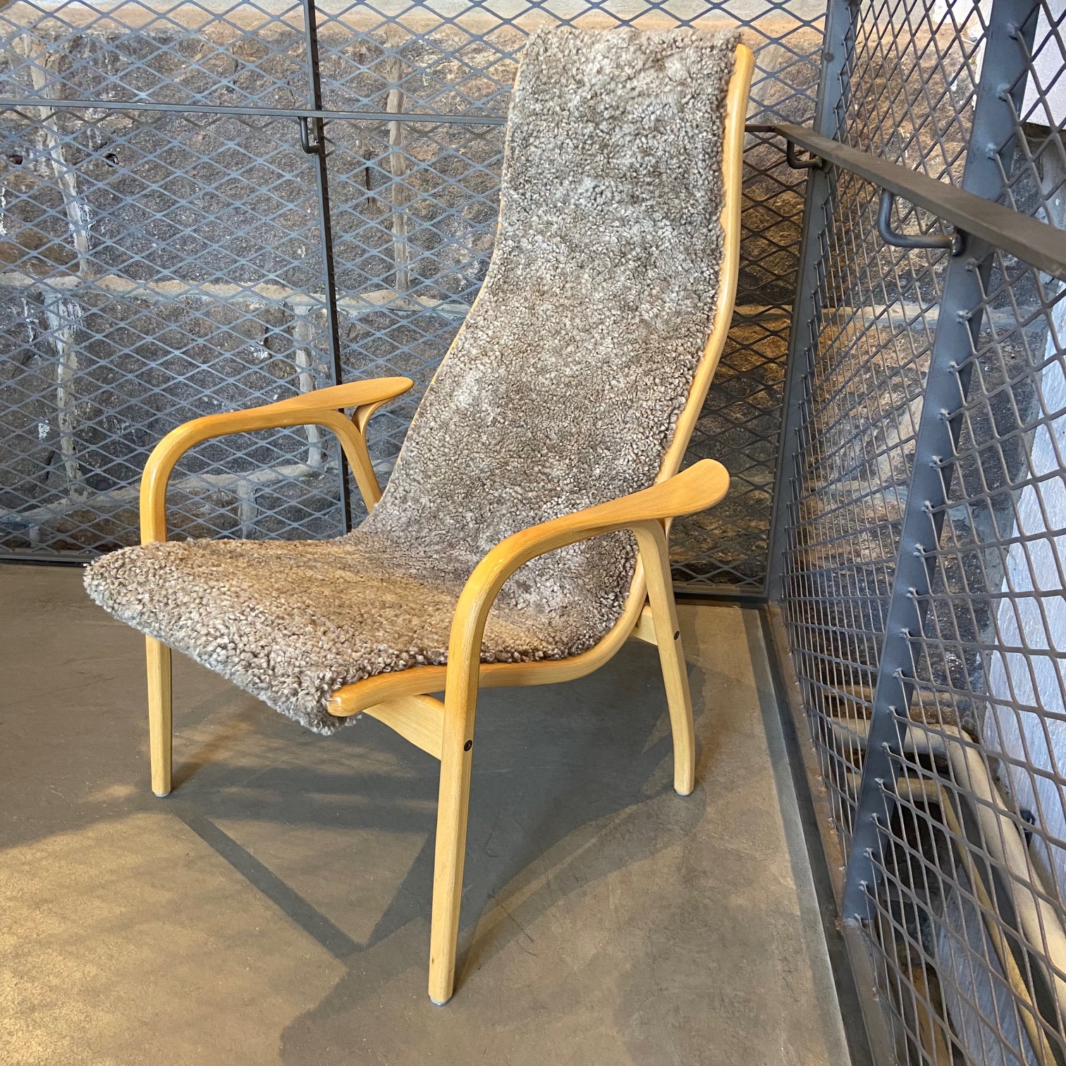 Fårskinn för Laminofåtölj i ljusbrunt - Cork