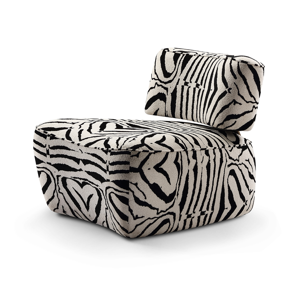 Zebra fåtölj 