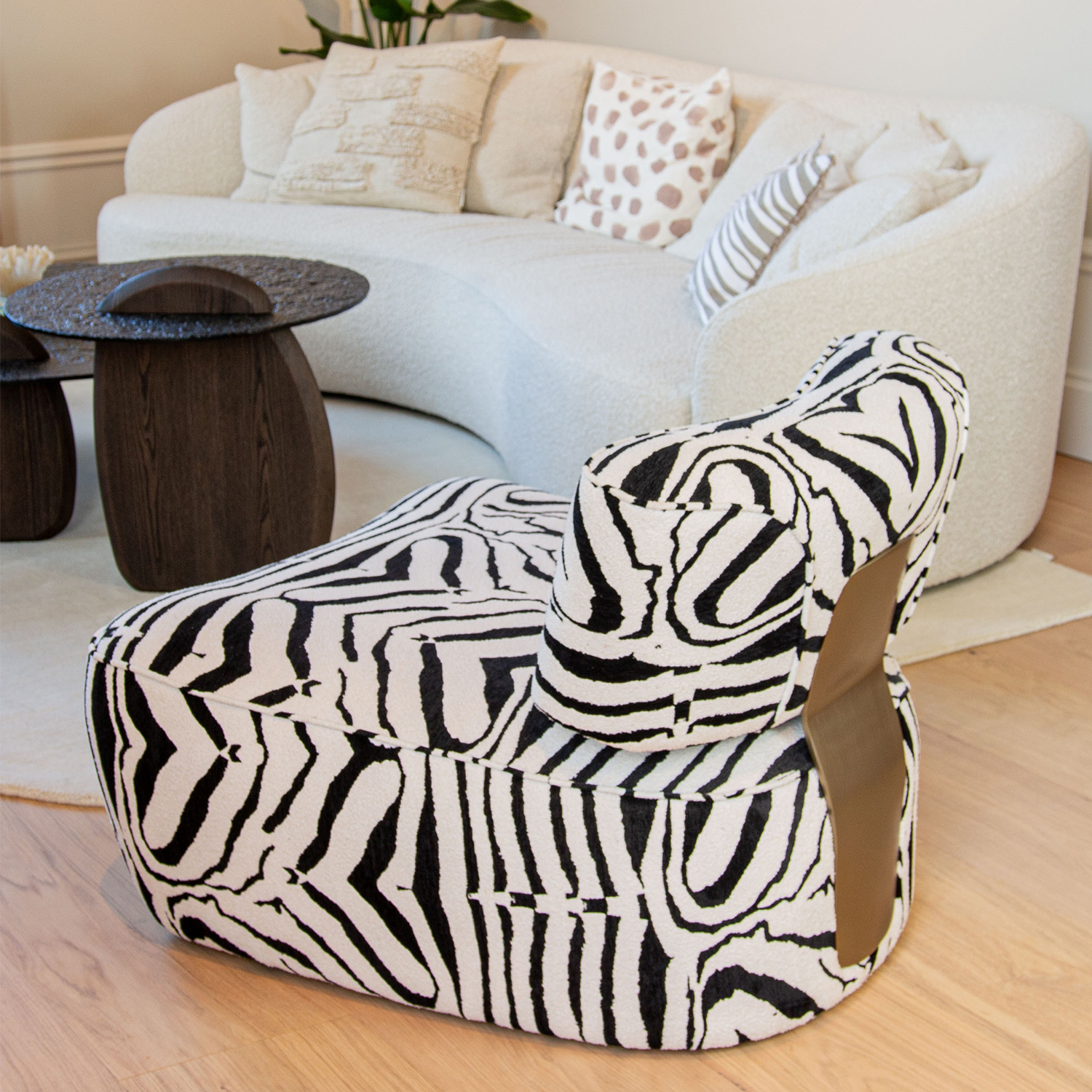 Zebra fåtölj  - 3