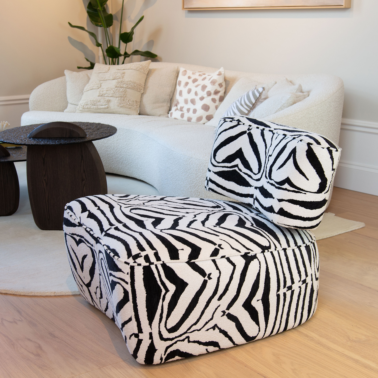 Zebra armchair
