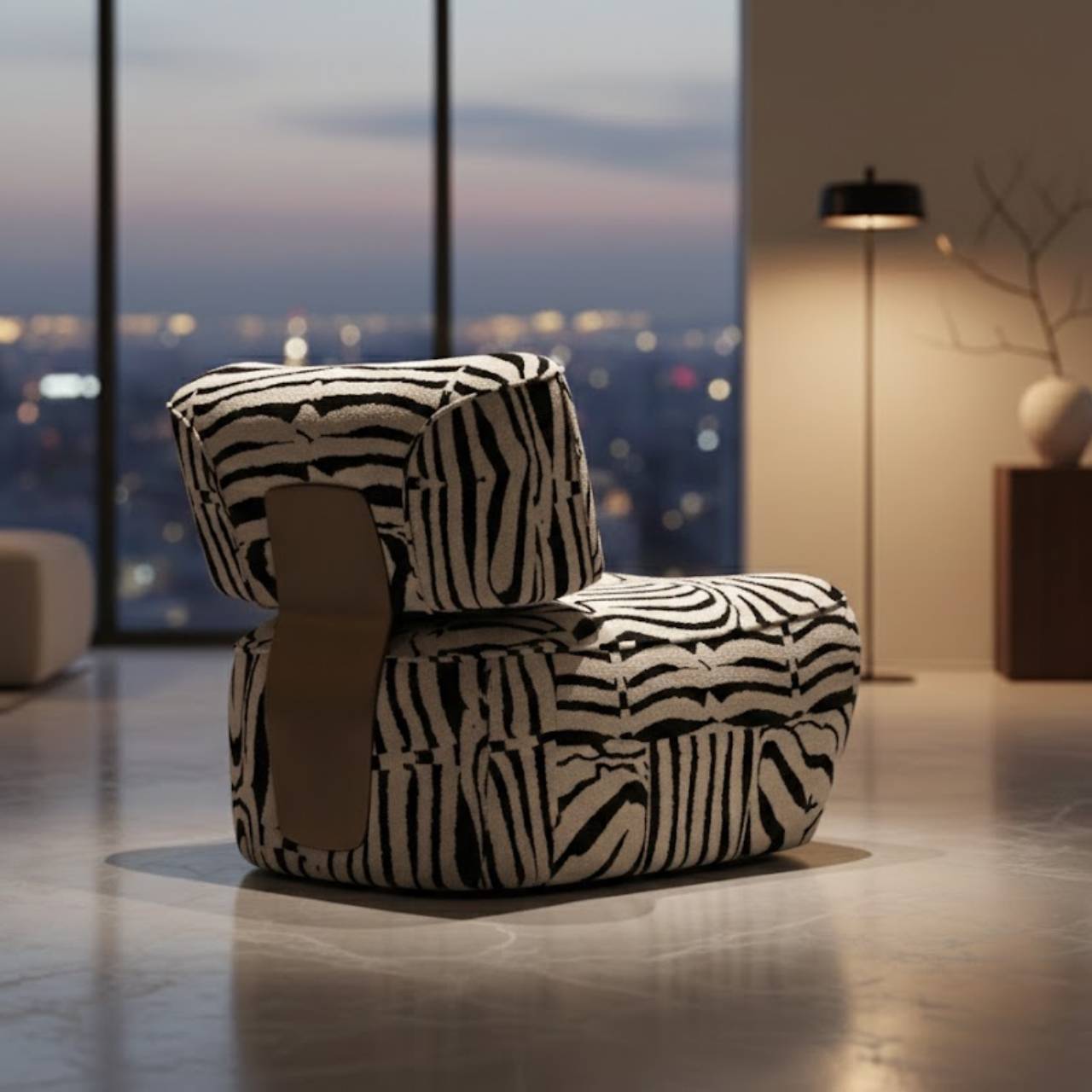 Zebra fåtölj  - 2