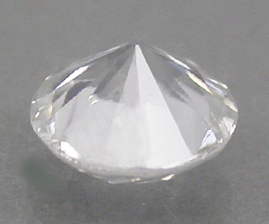Precioso circón blanco natural con corte de diamante redondo de 5,1 mm. - 2
