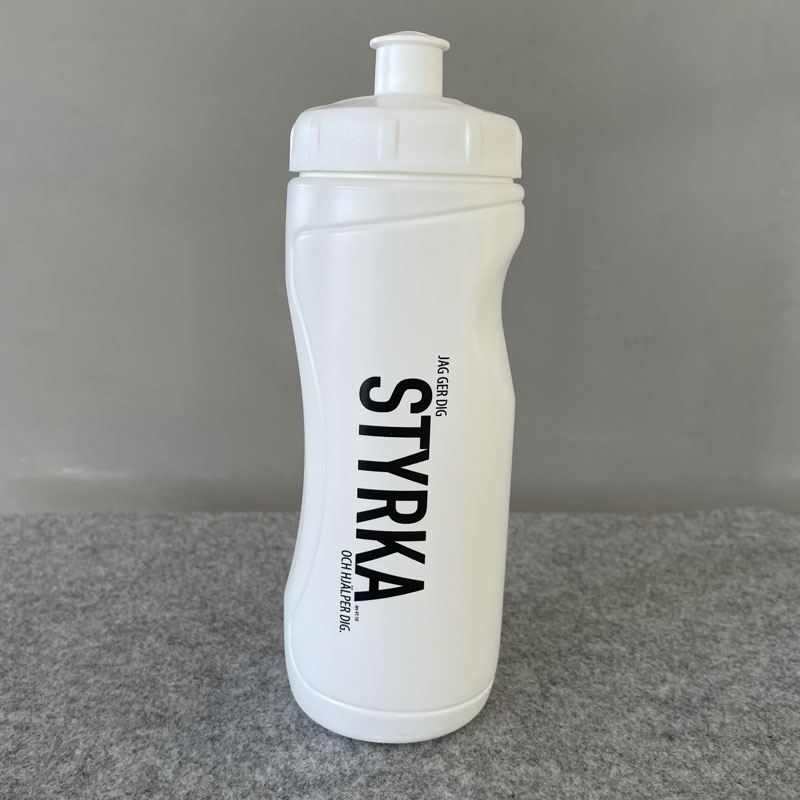 Sportflaska – Styrka, vit