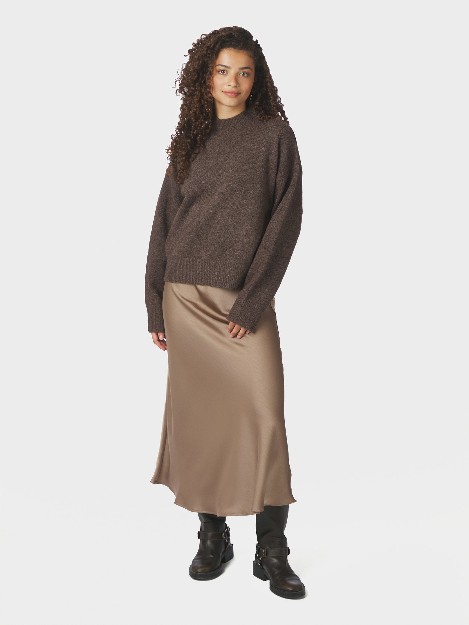 Bovary Skirt Dark Taupe - 6