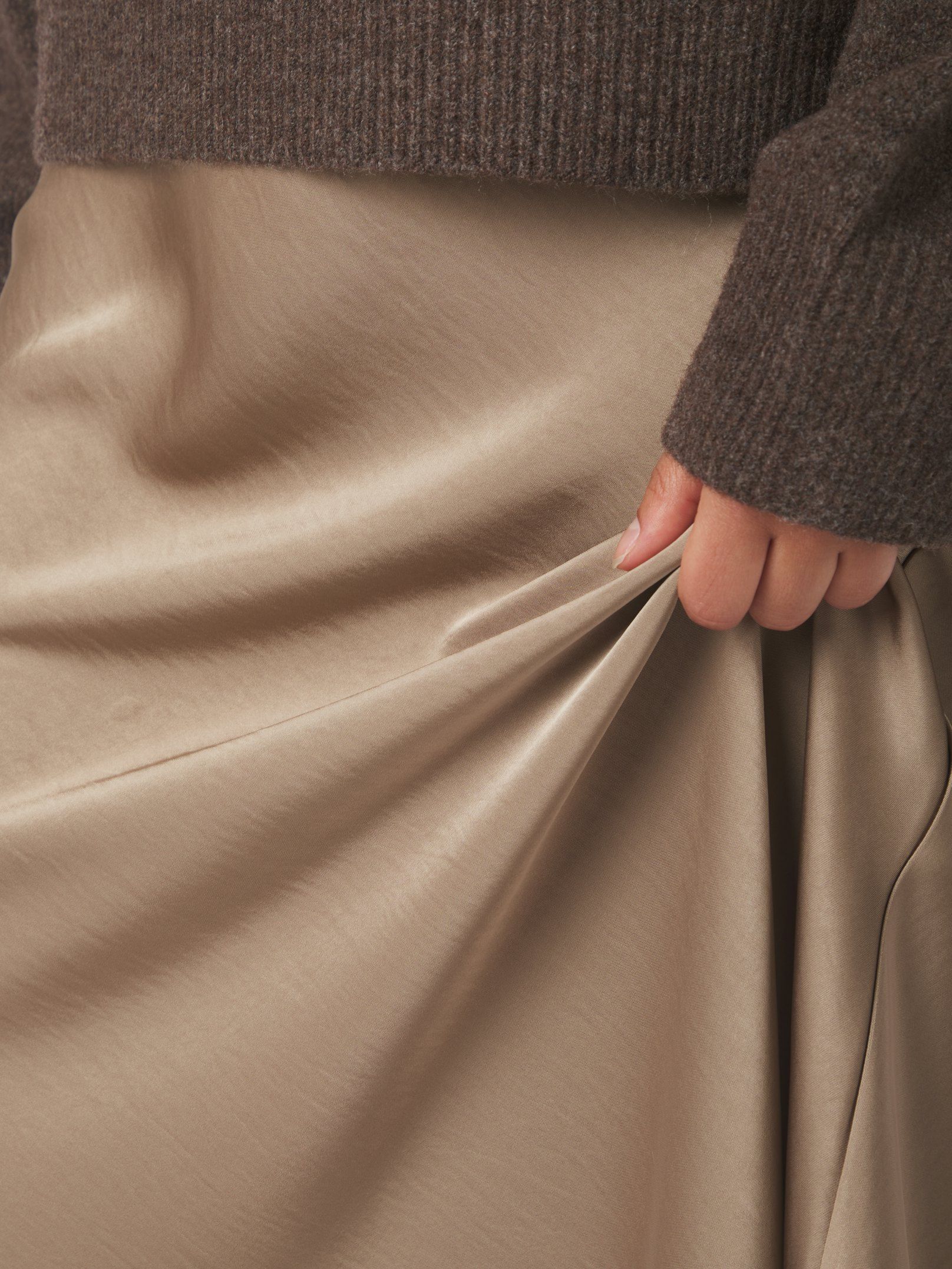 Bovary Skirt Dark Taupe - 7