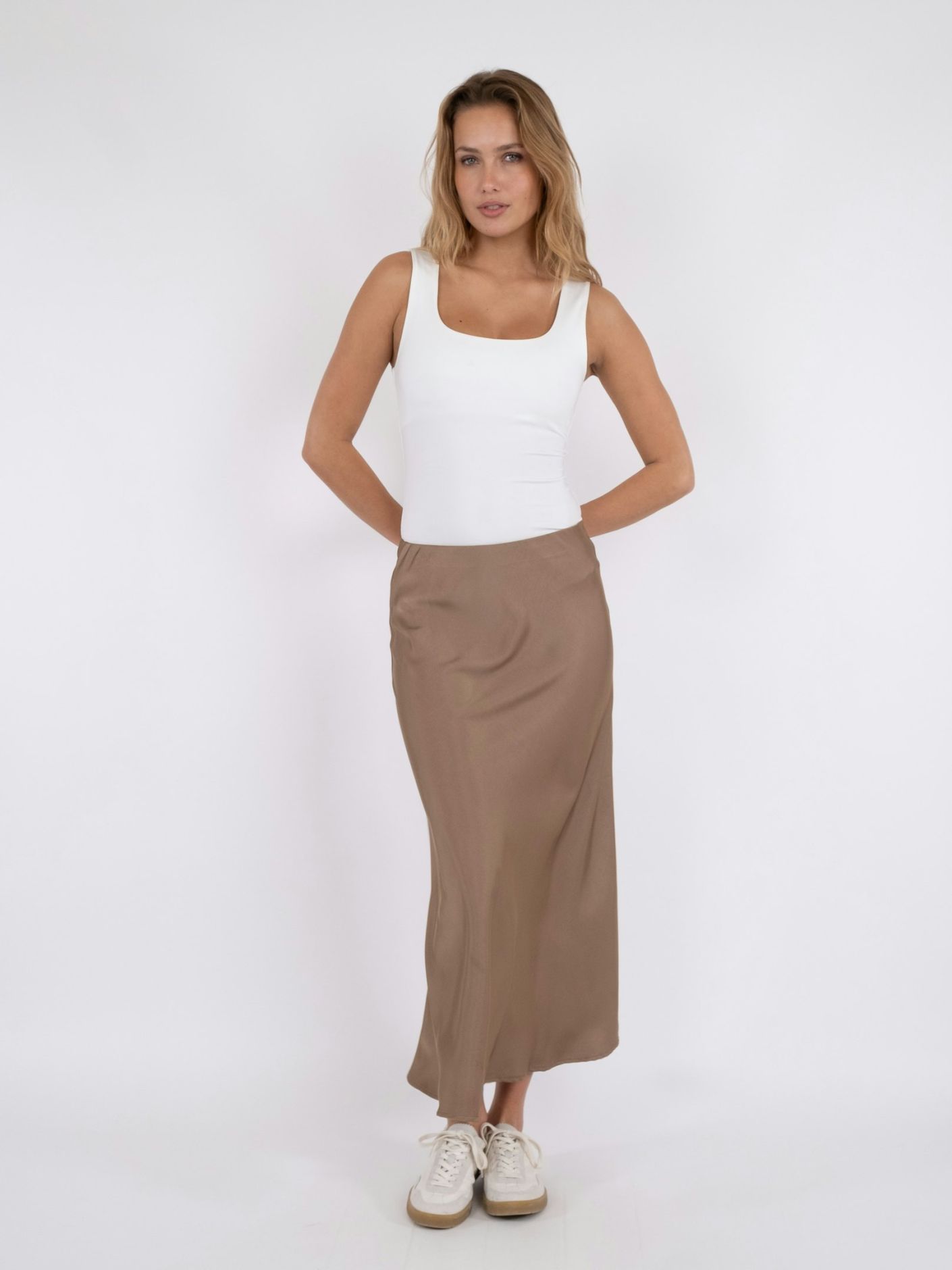 Bovary Skirt Dark Taupe - 3