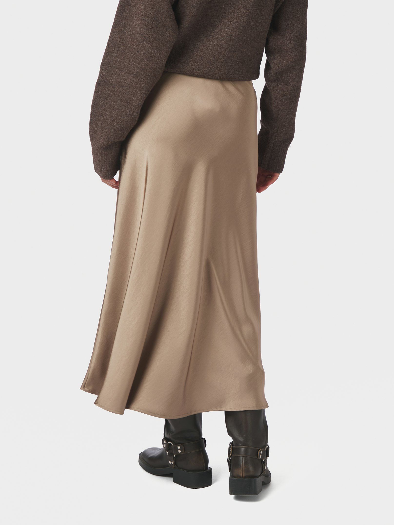 Bovary Skirt Dark Taupe - 5