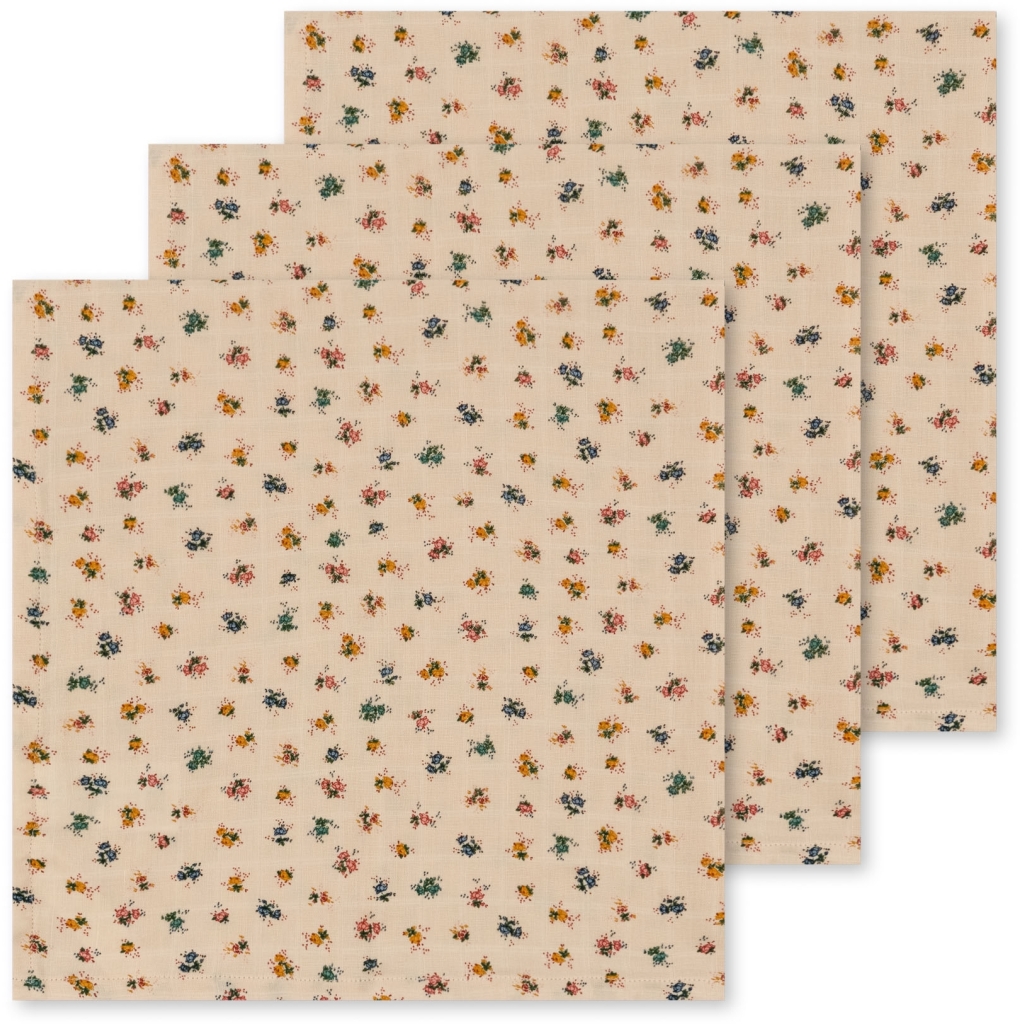 3 PACK MUSLIN CLOTH GOTS BLOOMIE BLUSH - 2