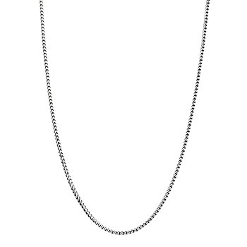Nobel halsband rävsvanslänk silver