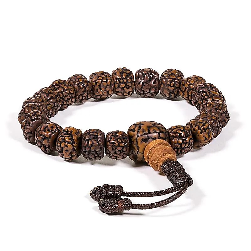 Mala armband med Rudraksha