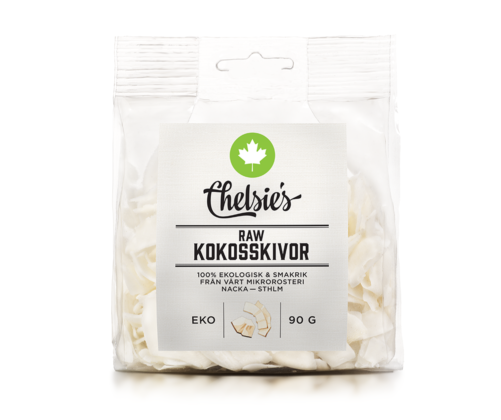 Kokosskivor raw 90g eko