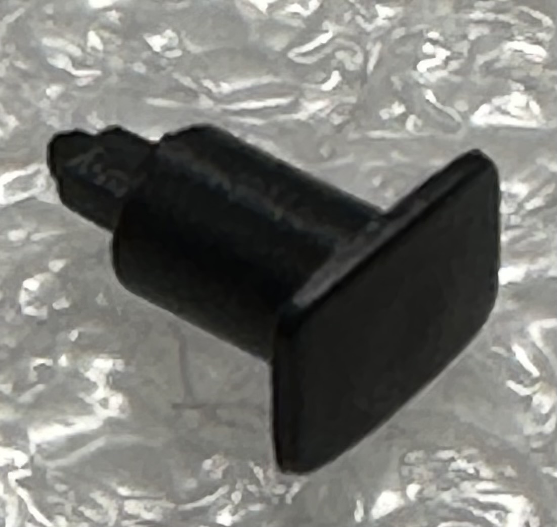 Buffer, drak grey, 1pcs