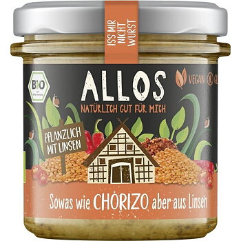 Spread Chorizo 135g Allos Eko