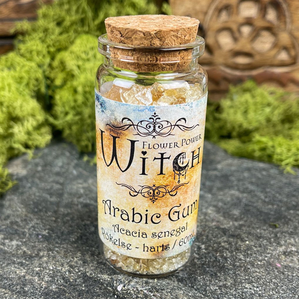 Arabic Gum rökelseharts 60 ml Flower Power Witch