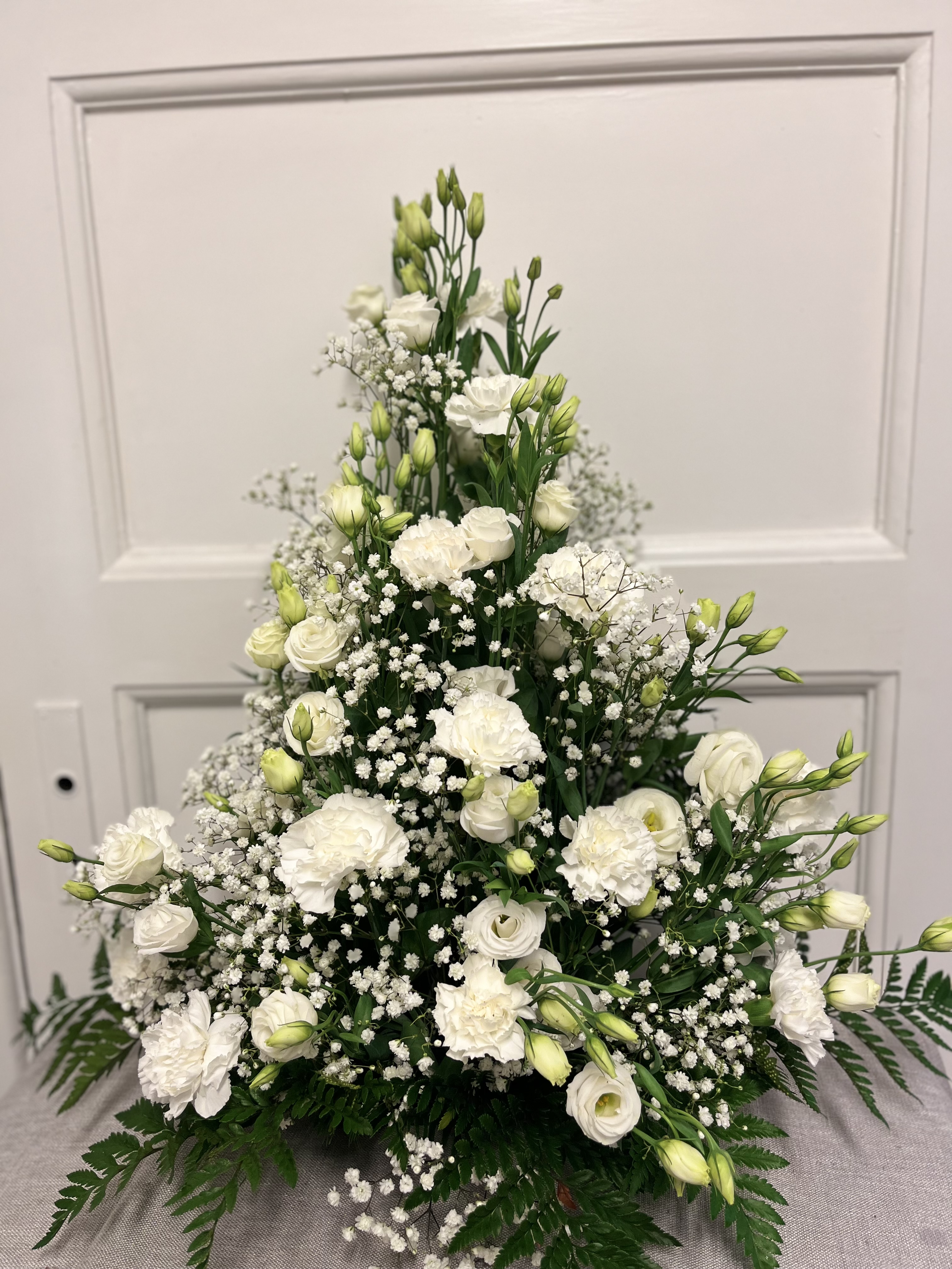 Hög dekoration vit 1318