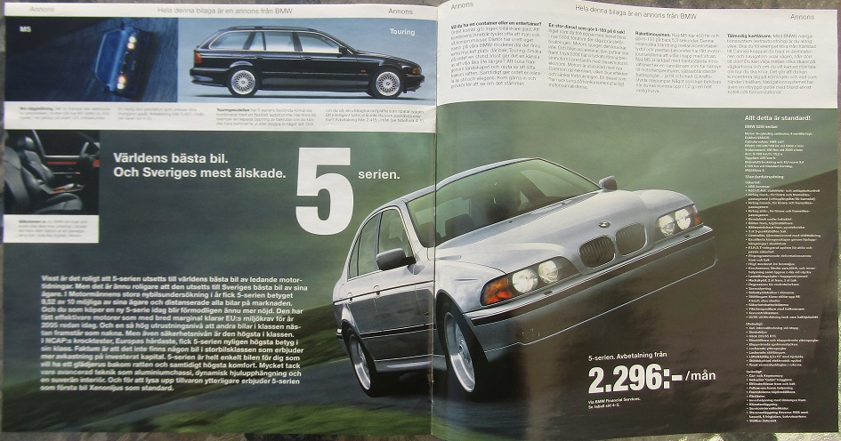 2000 BMW Bli förälskad och förvånad, broschyr - 3