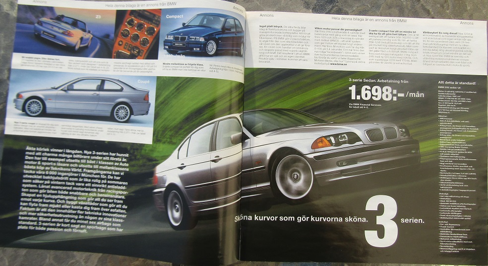 2000 BMW Bli förälskad och förvånad, broschyr - 2