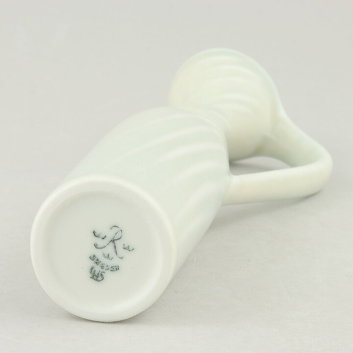 Carl-Harry Stålhane (1950s) White Slender Vase 17 cm