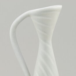 Carl-Harry Stålhane (1950s) White Slender Vase 17 cm
