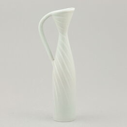 Carl-Harry Stålhane (1950s) White Slender Vase 17 cm