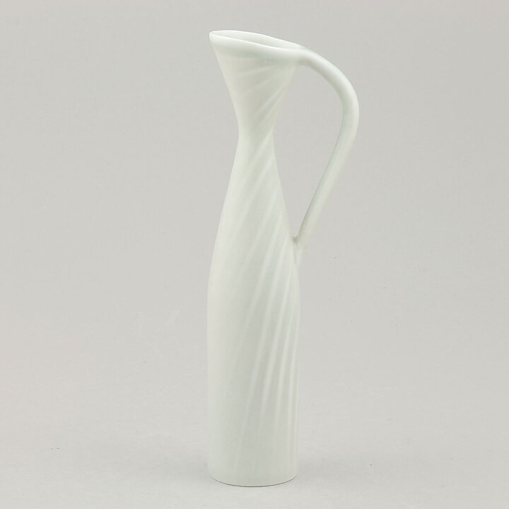 Carl-Harry Stålhane (1950s) White Slender Vase 17 cm