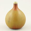 Carl-Harry Stålhane (1967) Unique Yellow Swelling Vase 10 cm