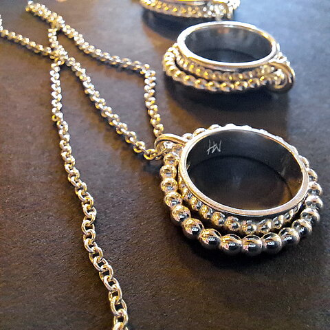 Necklace  Winter, Silver, Crafts from Swedish Lapland, Jokkmokk design MH