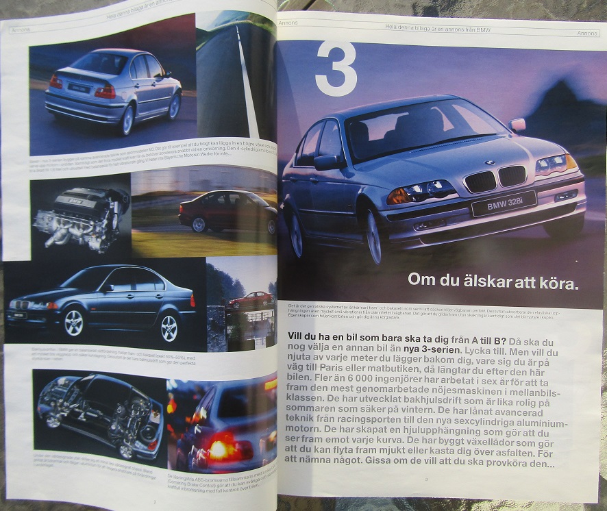 1998 BMW En kärleksförklaring, broschyr - 2