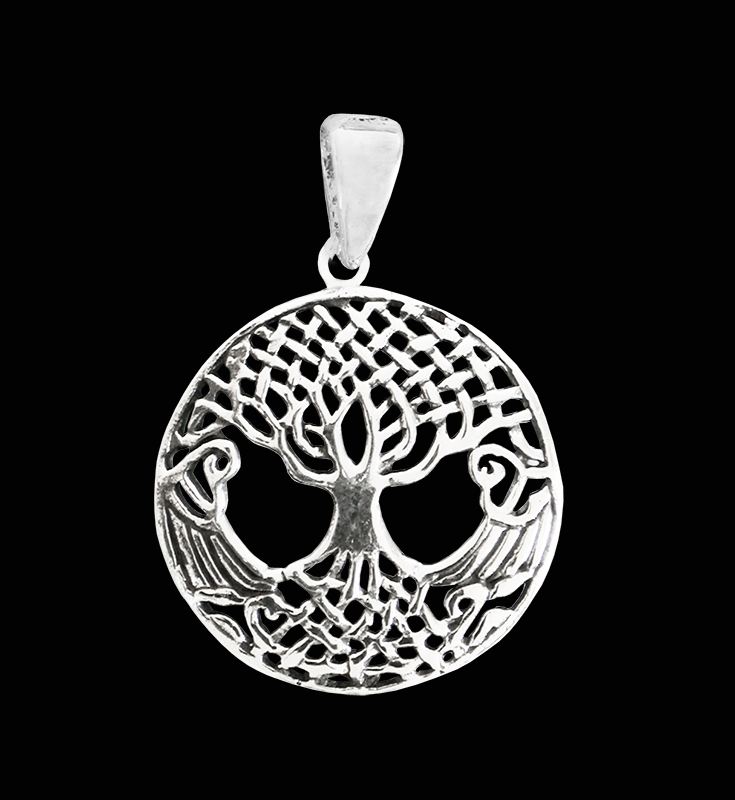 Silver hänge med livets träd - Keltiskt design.