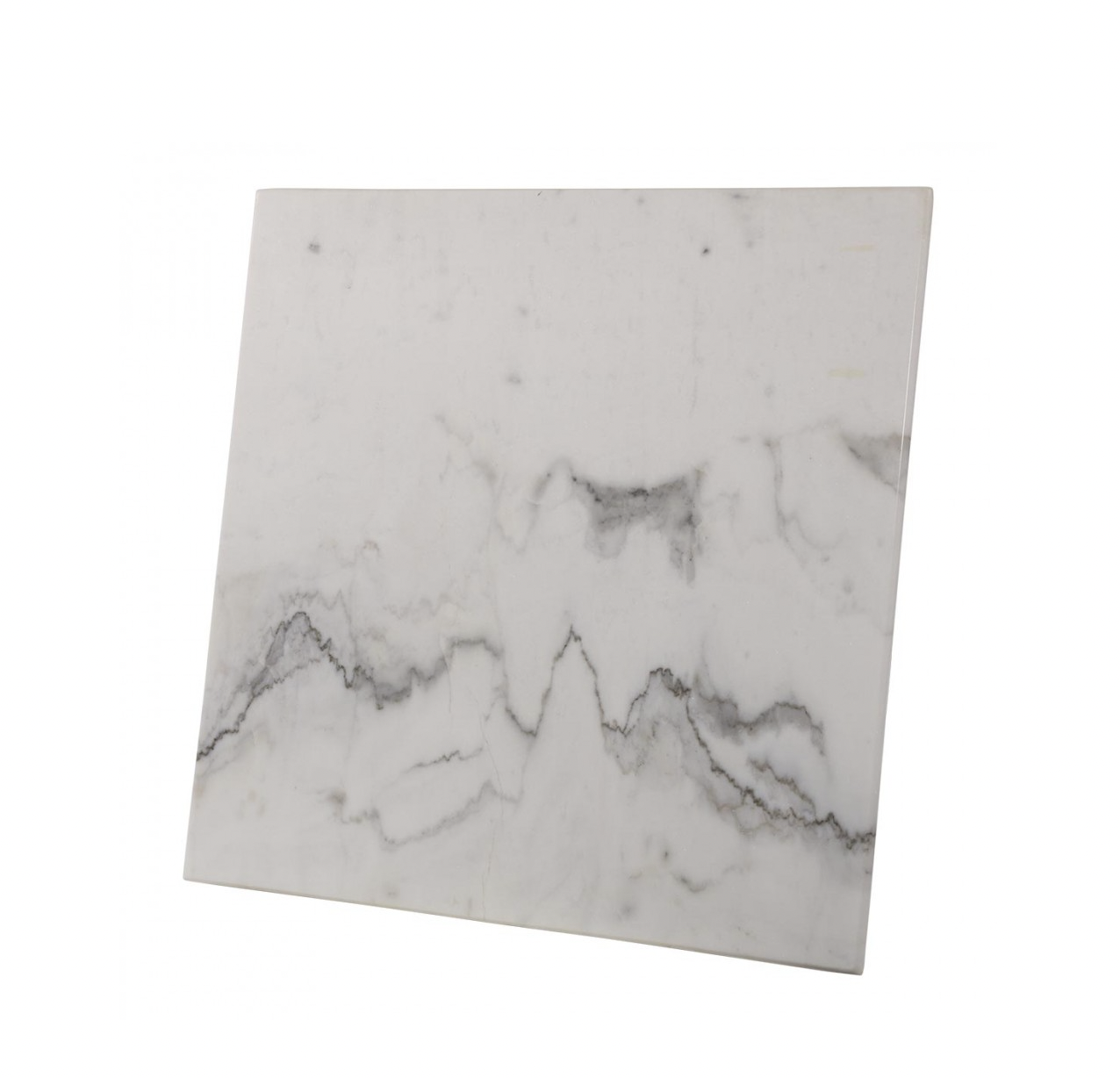 Bistrobord vit marmor 60x 60 cm skivan