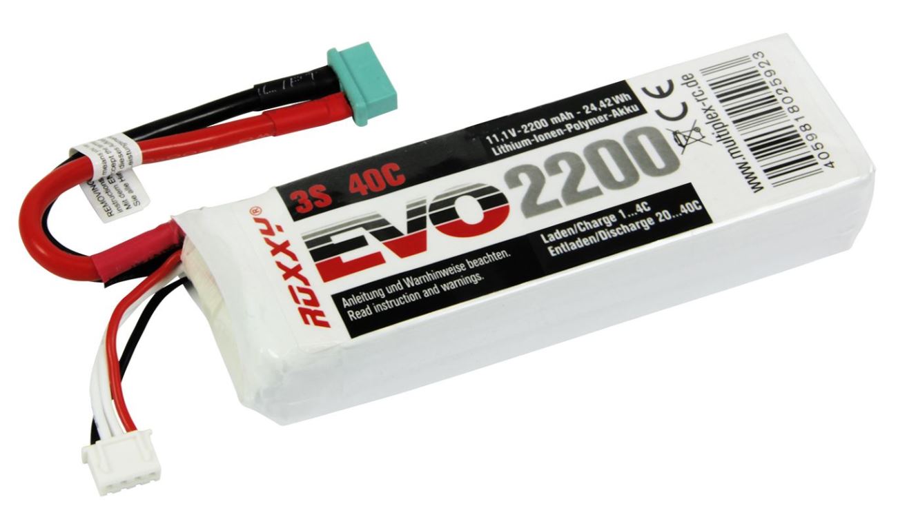 ROXXY EVO LiPo 3-2200M 20C; 24.4 Wh