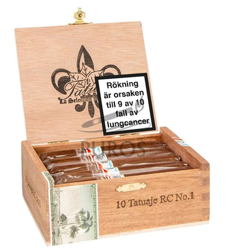 Tatuaje RC No. 1 Robusto Cigarrlåda 10p