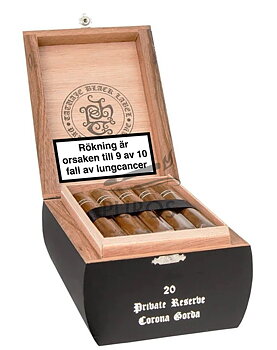 Tatuaje Black Label Corona Gorda Cigarrlåda 20-pack