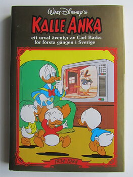 Kalle Anka Guldbok 01 1:a upplagan Fn
