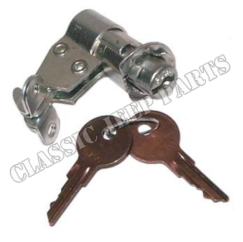 Lock and key tool compartment