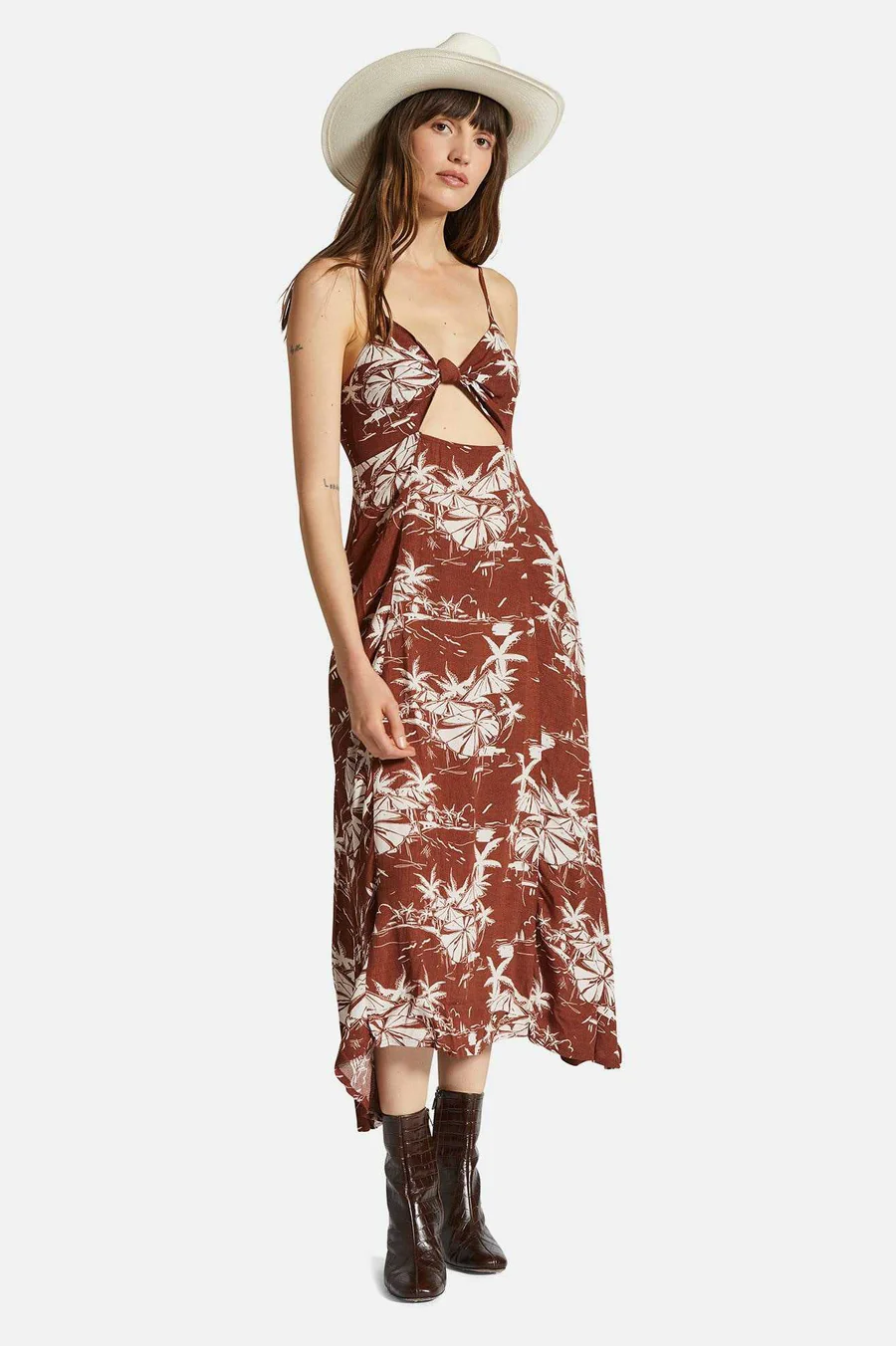 Klänning Riviera dress sepia - 2