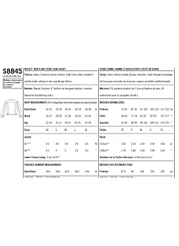 SIMPLICITY - S8845