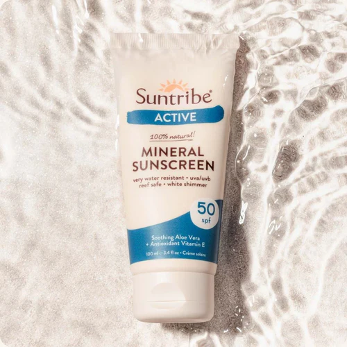 Suntribe Active Organic Mineral Sunscreen SPF 50 (100 ml)