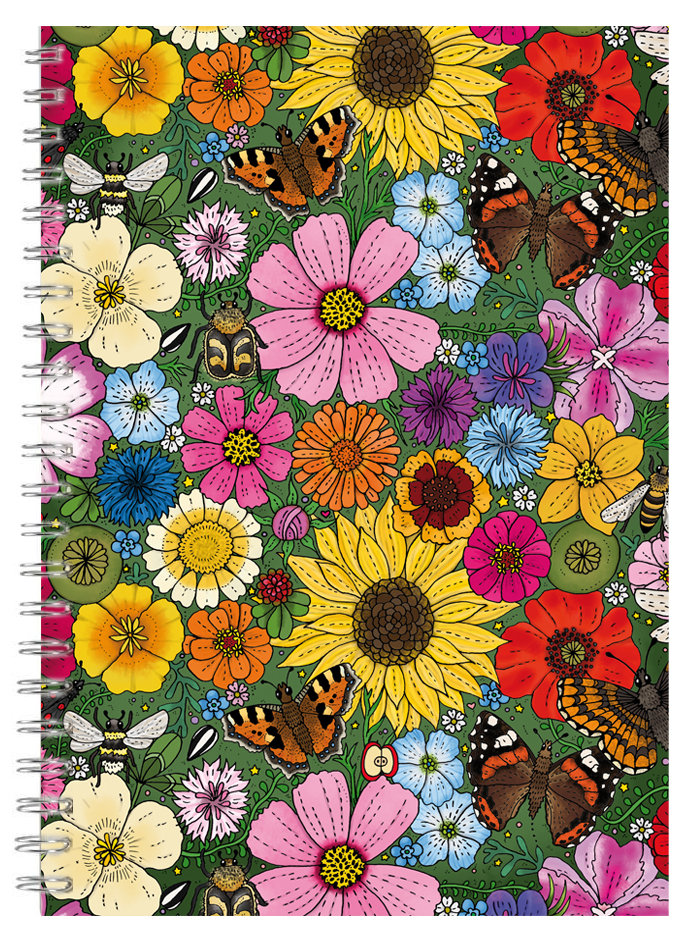 A5 Spiralblock Blomsteräng