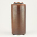 John Andersson (1950s) Brown Cylinder Vase 14 cm
